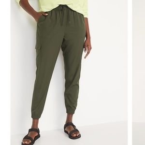 High Waisted Green Joggers